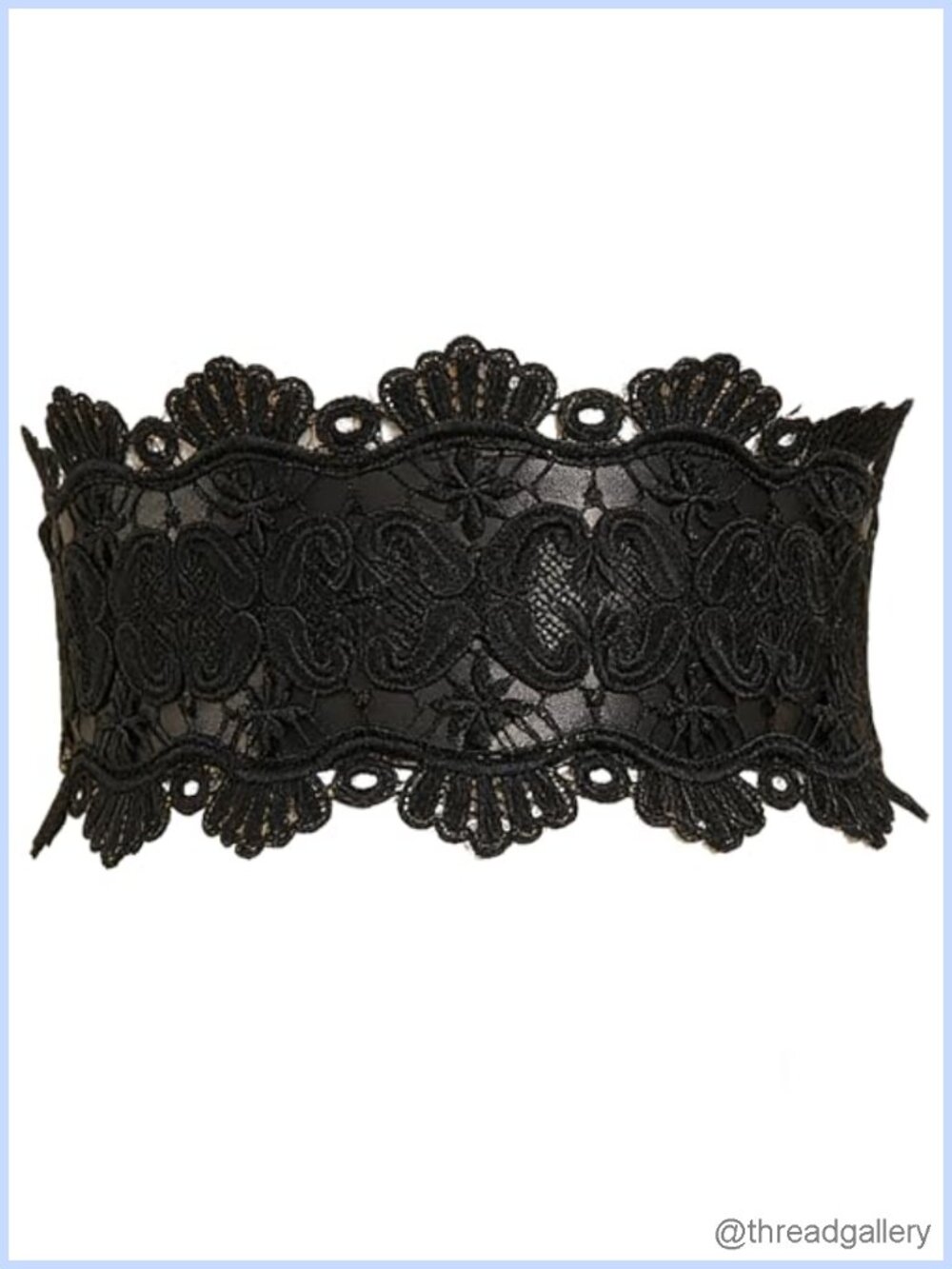 Women's Lace Wide Waist Cinch Belt Gothic Corset Wrap